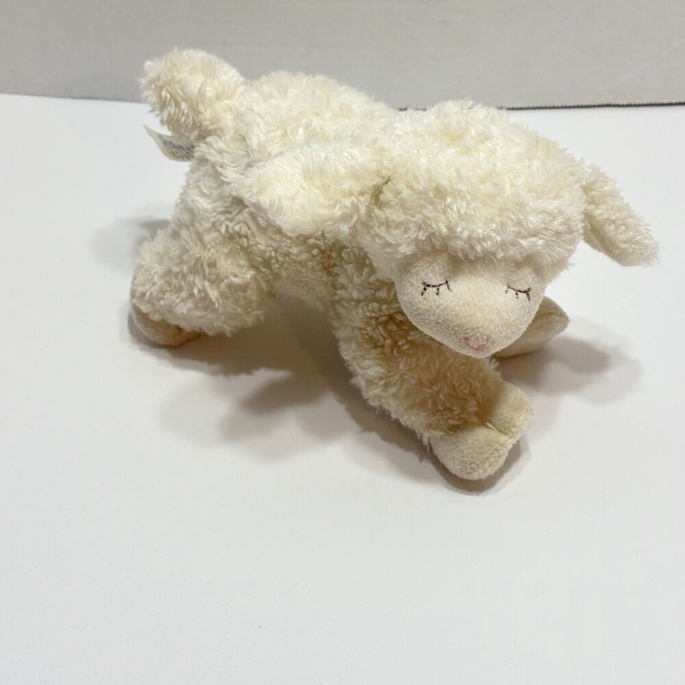 Gund Winky Lamb Baby Rattle Stuffed Animal Plush Toys Baby Shower Gifts Furry